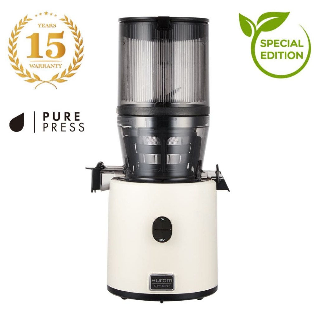 Hurom H330P в цвят слонова кост за всяка кухня.